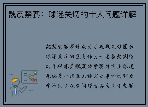 魏震禁赛：球迷关切的十大问题详解